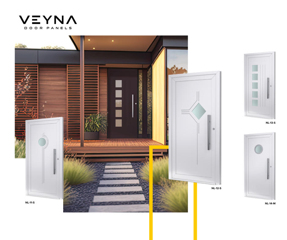 Drzwi aluminiowe wykonane w tej serii charakteryzują się pełną paletą RAL